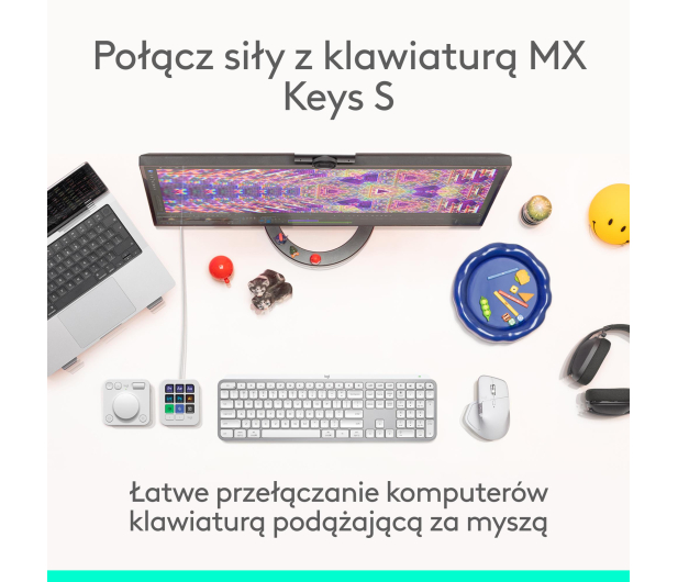 LOGITECH MX Master 4 Biały 910-007563 - 1365780 - zdjęcie 7